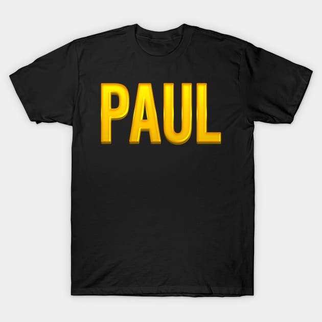 Paul Name T-Shirt by xesed